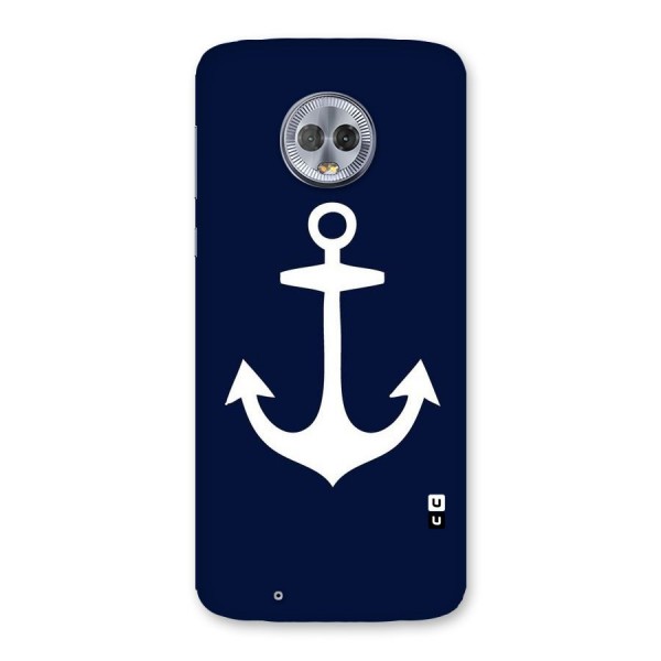 Stylish Anchor Design Back Case for Moto G6