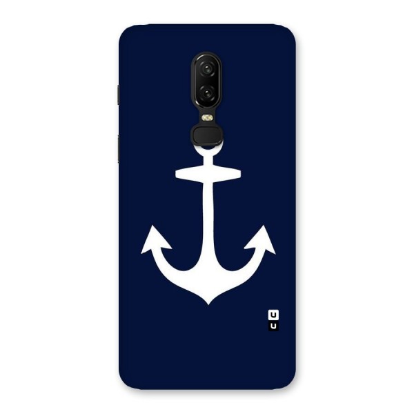 Stylish Anchor Design Back Case for OnePlus 6