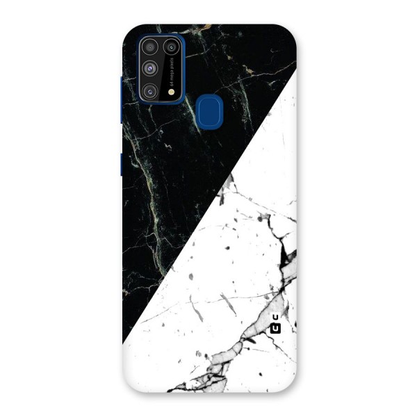 Stylish Diagonal Marble Back Case for Galaxy F41