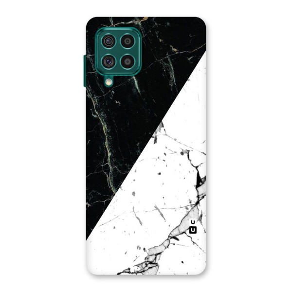 Stylish Diagonal Marble Back Case for Galaxy F62