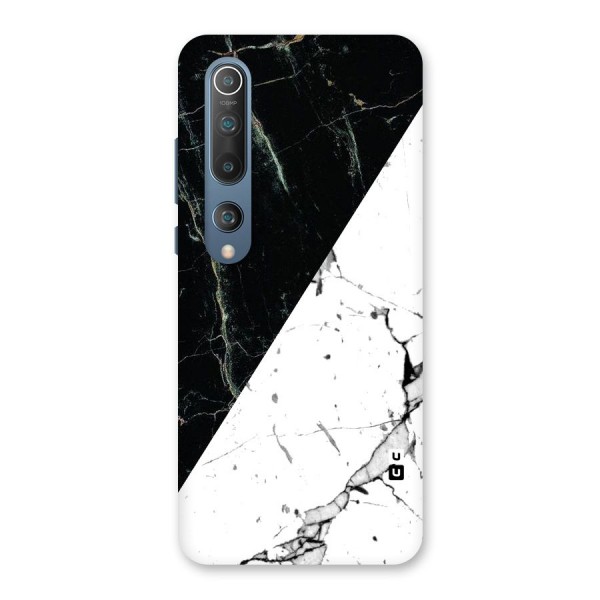 Stylish Diagonal Marble Back Case for Mi 10