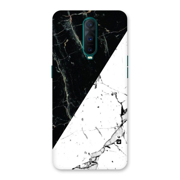 Stylish Diagonal Marble Back Case for Oppo R17 Pro