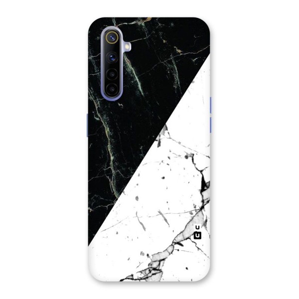 Stylish Diagonal Marble Back Case for Realme 6