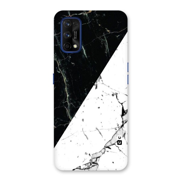 Stylish Diagonal Marble Back Case for Realme 7 Pro