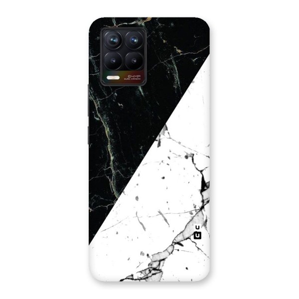 Stylish Diagonal Marble Back Case for Realme 8