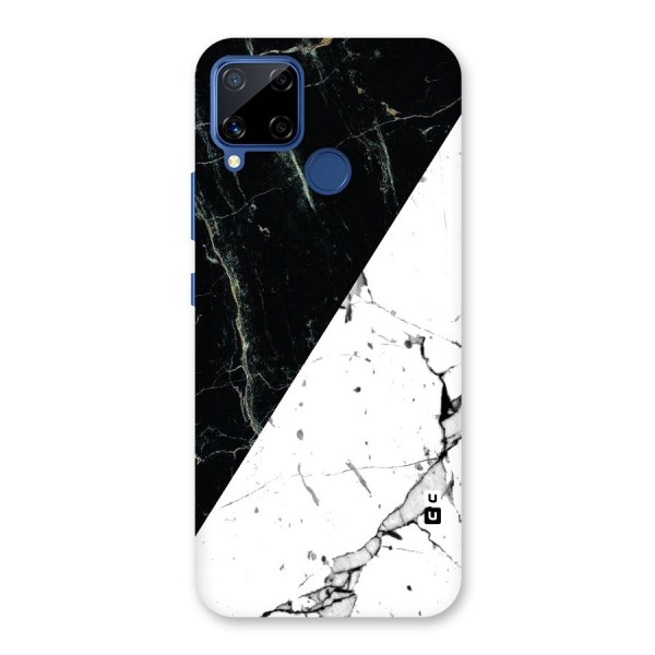 Stylish Diagonal Marble Back Case for Realme C12