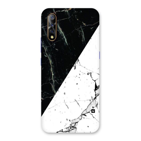 Stylish Diagonal Marble Back Case for Vivo S1