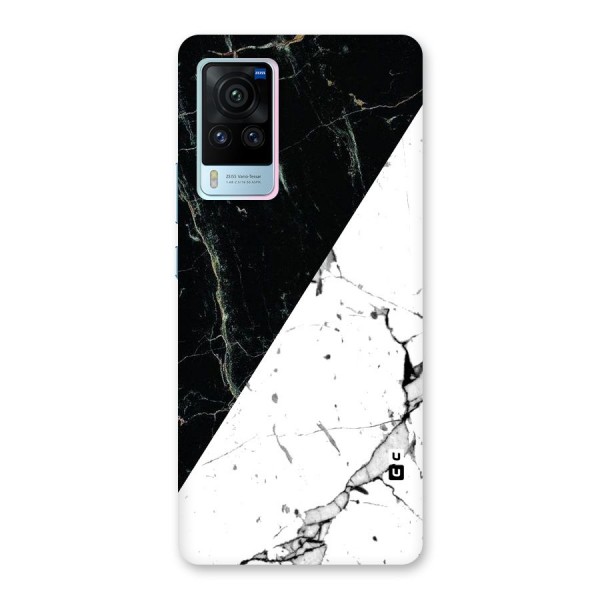 Stylish Diagonal Marble Back Case for Vivo X60 Pro