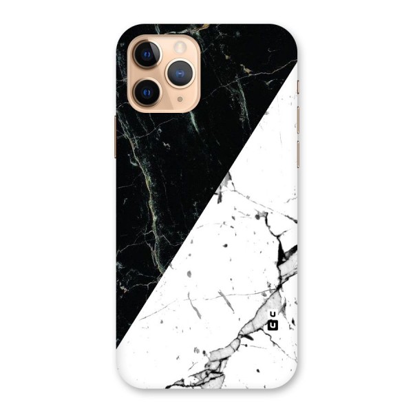 Stylish Diagonal Marble Back Case for iPhone 11 Pro