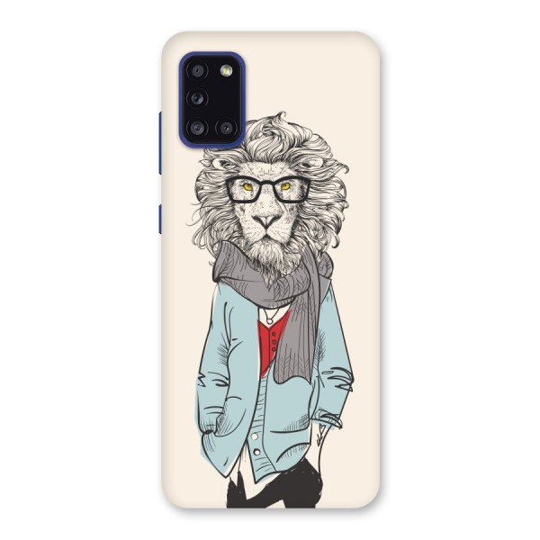 Stylish Lion Back Case for Galaxy A31