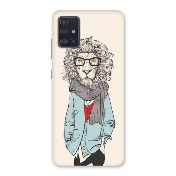 Stylish Lion Back Case for Galaxy A51