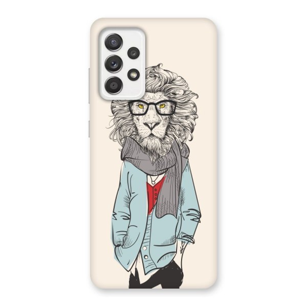 Stylish Lion Back Case for Galaxy A52