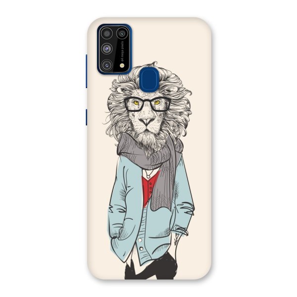 Stylish Lion Back Case for Galaxy F41