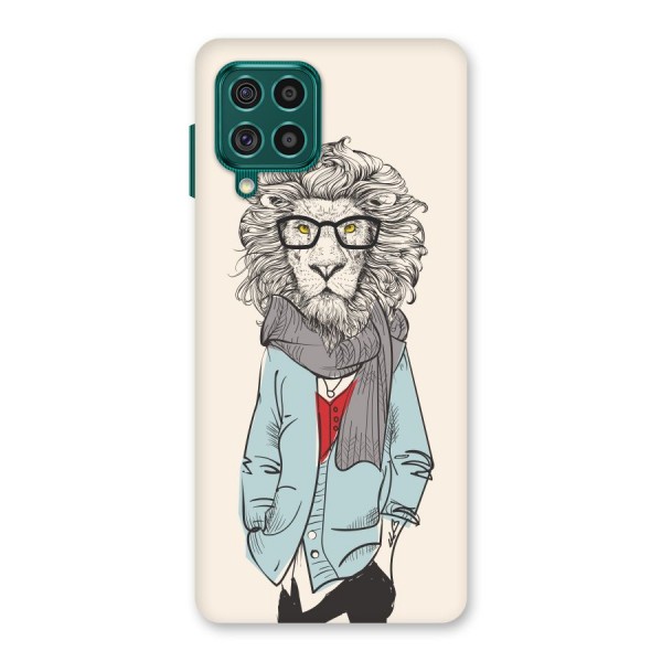 Stylish Lion Back Case for Galaxy F62