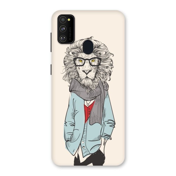 Stylish Lion Back Case for Galaxy M21