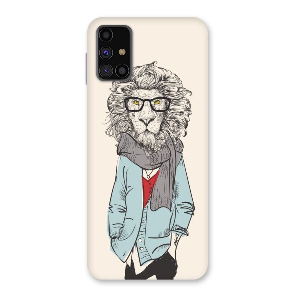 Stylish Lion Back Case for Galaxy M31s