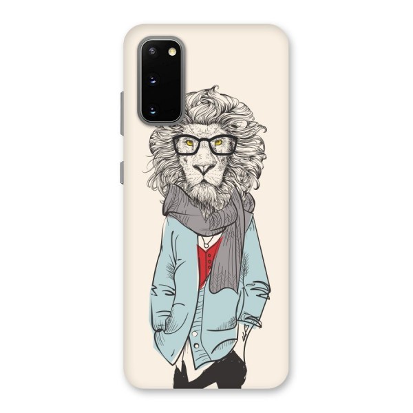 Stylish Lion Back Case for Galaxy S20