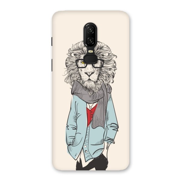 Stylish Lion Back Case for OnePlus 6