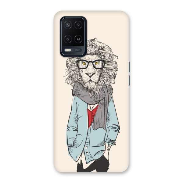 Stylish Lion Back Case for Oppo A54