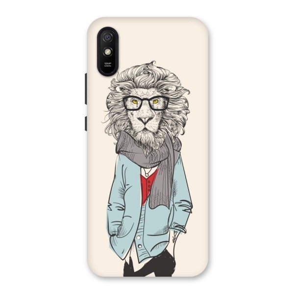 Stylish Lion Back Case for Redmi 9i