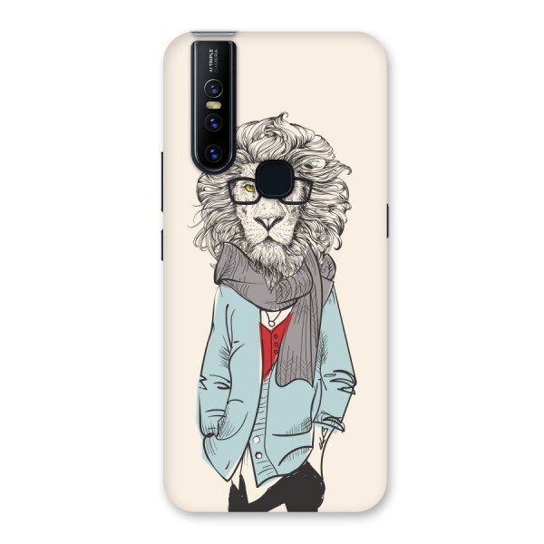 Stylish Lion Back Case for Vivo V15