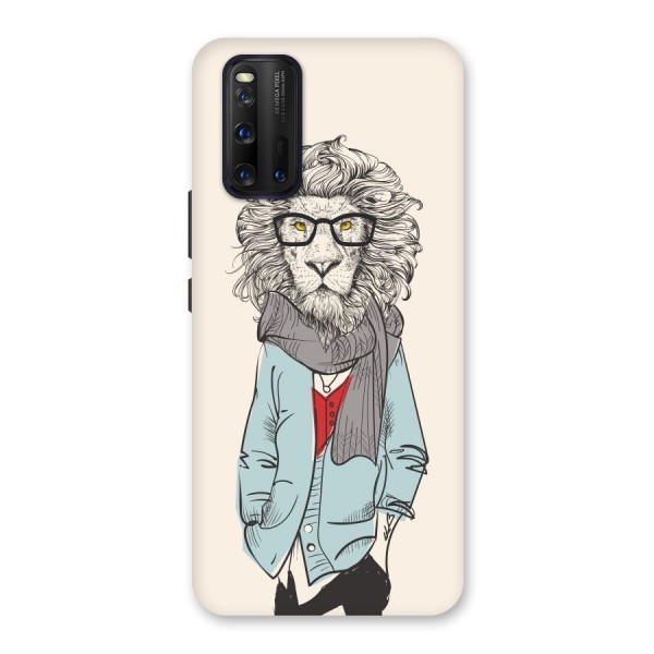 Stylish Lion Back Case for Vivo iQOO 3