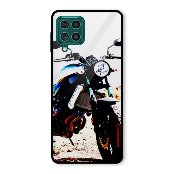 Stylish Ride Extreme Glass Back Case for Galaxy F62