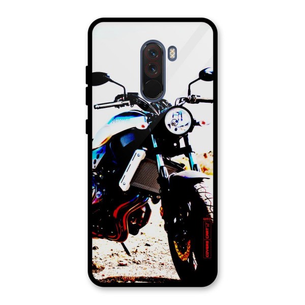 Stylish Ride Extreme Glass Back Case for Poco F1