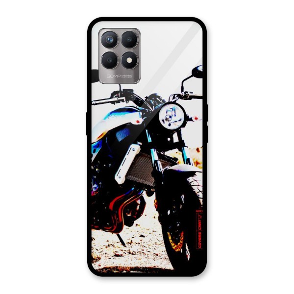 Stylish Ride Extreme Glass Back Case for Realme 8i