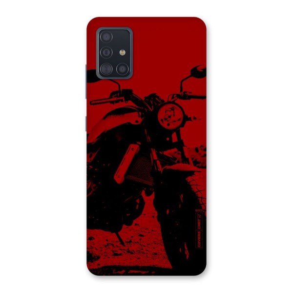 Stylish Ride Red Back Case for Galaxy A51