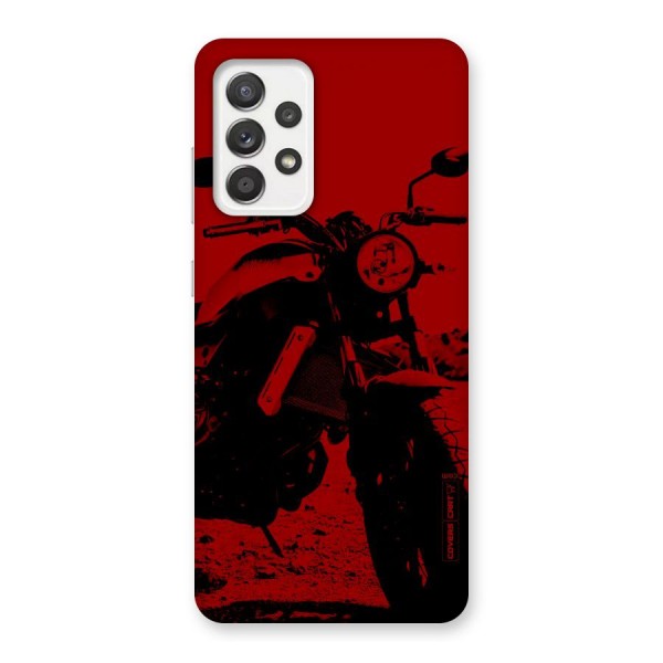 Stylish Ride Red Back Case for Galaxy A52