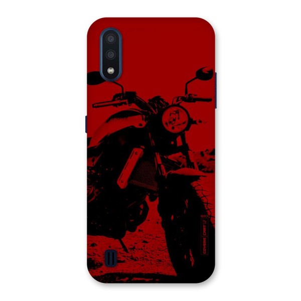 Stylish Ride Red Back Case for Galaxy M01