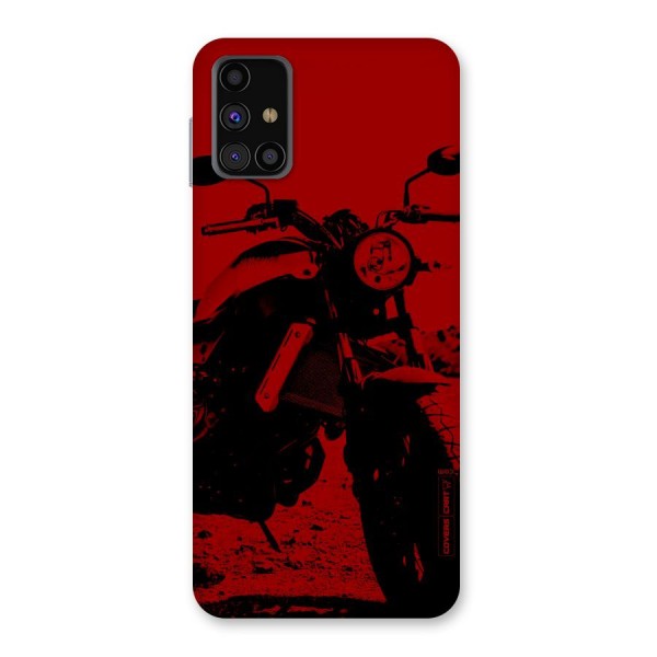 Stylish Ride Red Back Case for Galaxy M31s