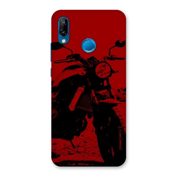 Stylish Ride Red Back Case for Huawei P20 Lite