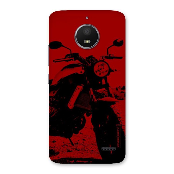 Stylish Ride Red Back Case for Moto E4