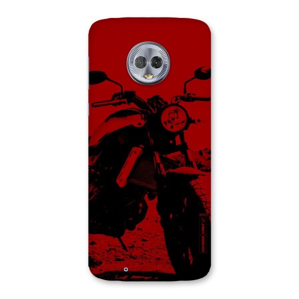 Stylish Ride Red Back Case for Moto G6