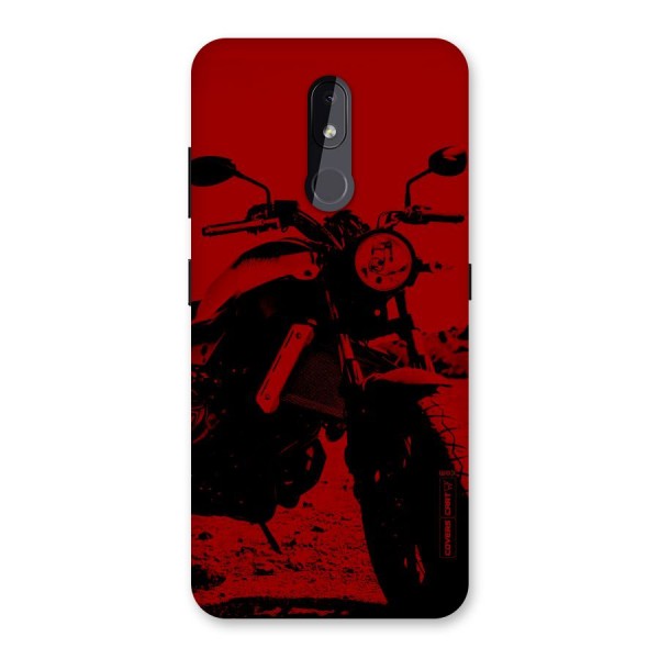 Stylish Ride Red Back Case for Nokia 3.2