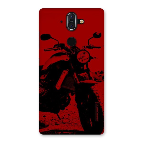 Stylish Ride Red Back Case for Nokia 8 Sirocco