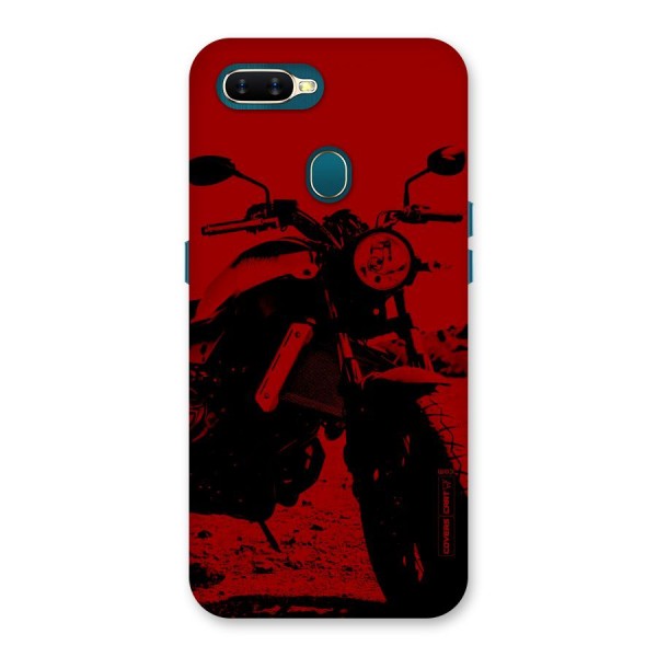 Stylish Ride Red Back Case for Oppo A12