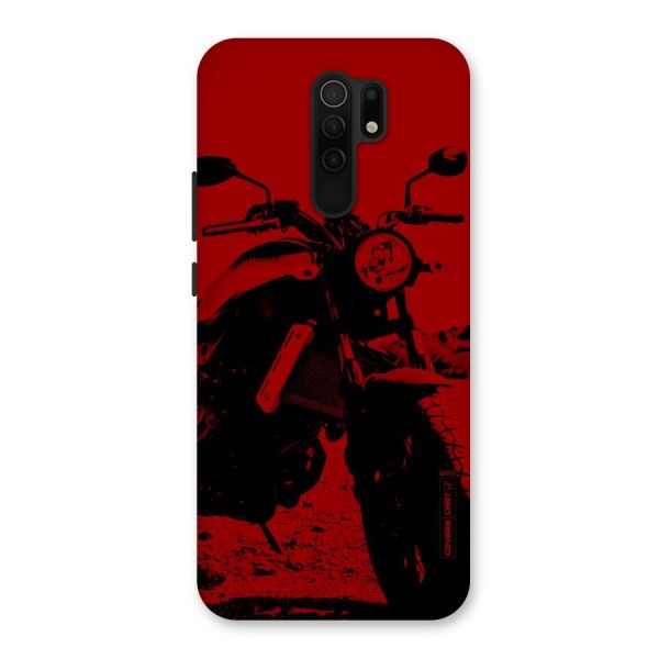 Stylish Ride Red Back Case for Redmi 9 Prime