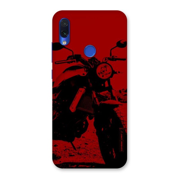 Stylish Ride Red Back Case for Redmi Note 7