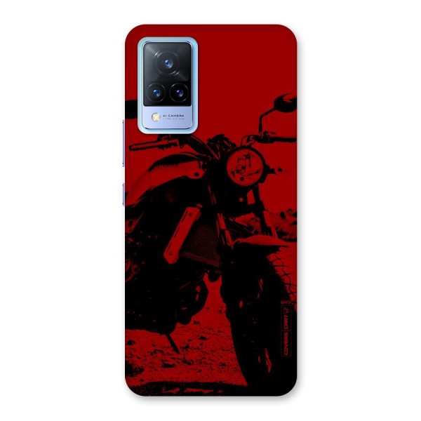 Stylish Ride Red Back Case for Vivo V21 5G