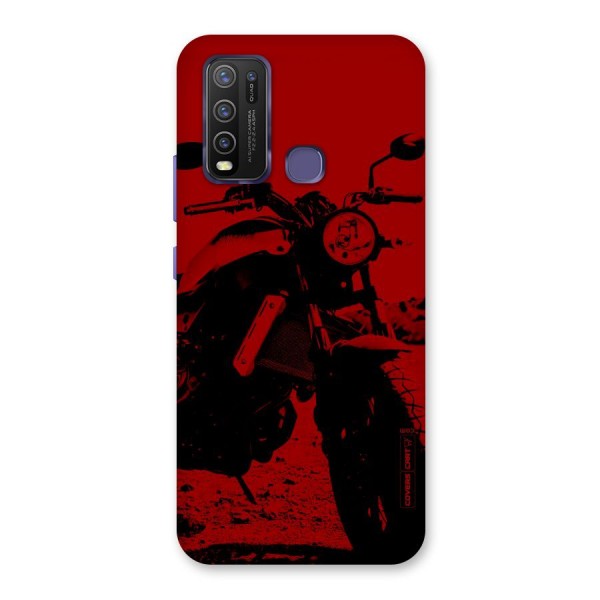 Stylish Ride Red Back Case for Vivo Y30