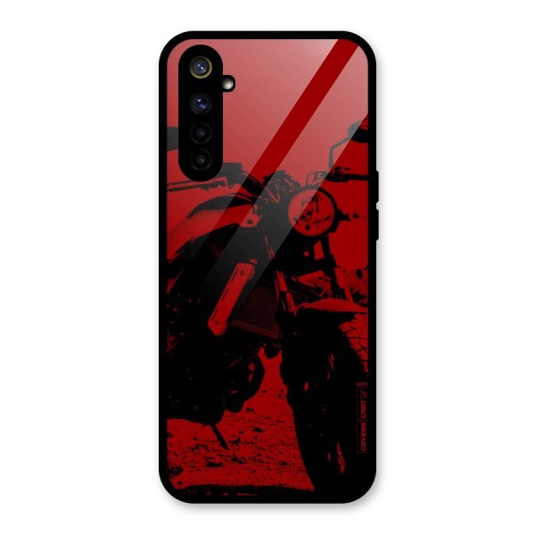 Stylish Ride Red Glass Back Case for Realme 6