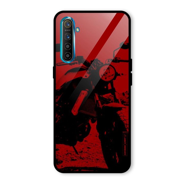 Stylish Ride Red Glass Back Case for Realme XT