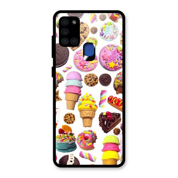 Sugar Rush Glass Back Case for Galaxy A21s