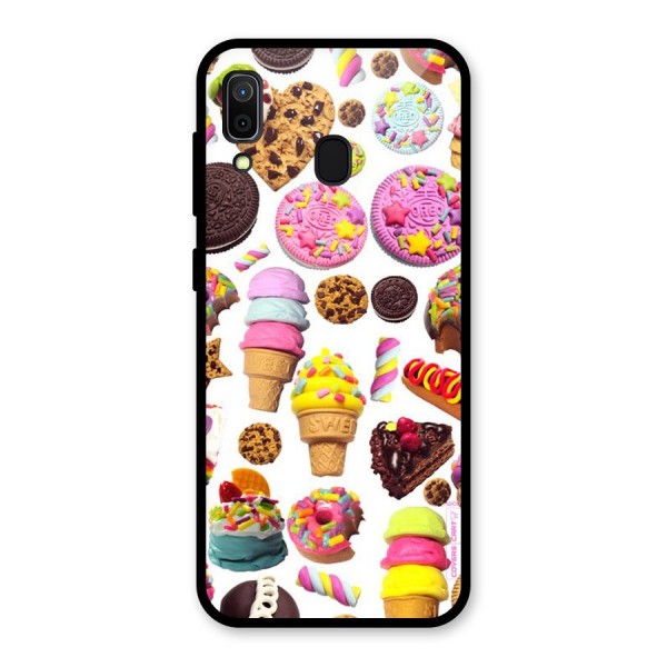 Sugar Rush Glass Back Case for Galaxy A30