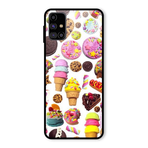 Sugar Rush Glass Back Case for Galaxy M31s