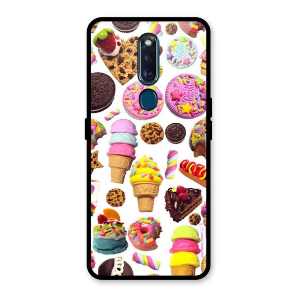 Sugar Rush Glass Back Case for Oppo F11 Pro