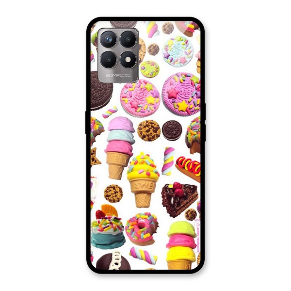 Sugar Rush Glass Back Case for Realme 8i